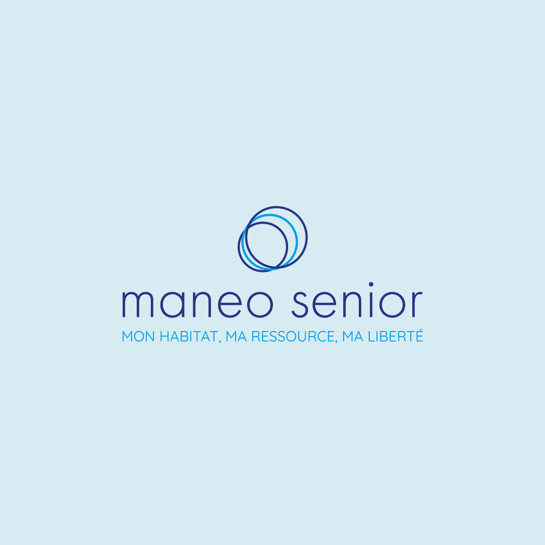création de logo maneo senior