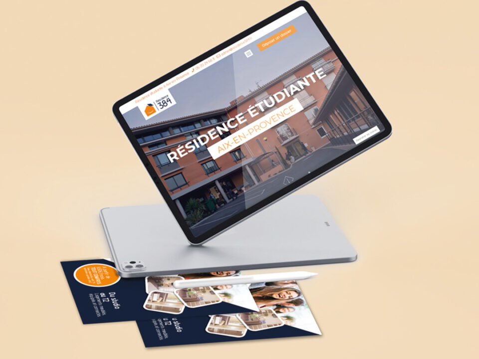 création site internet résidence 384 version responsive