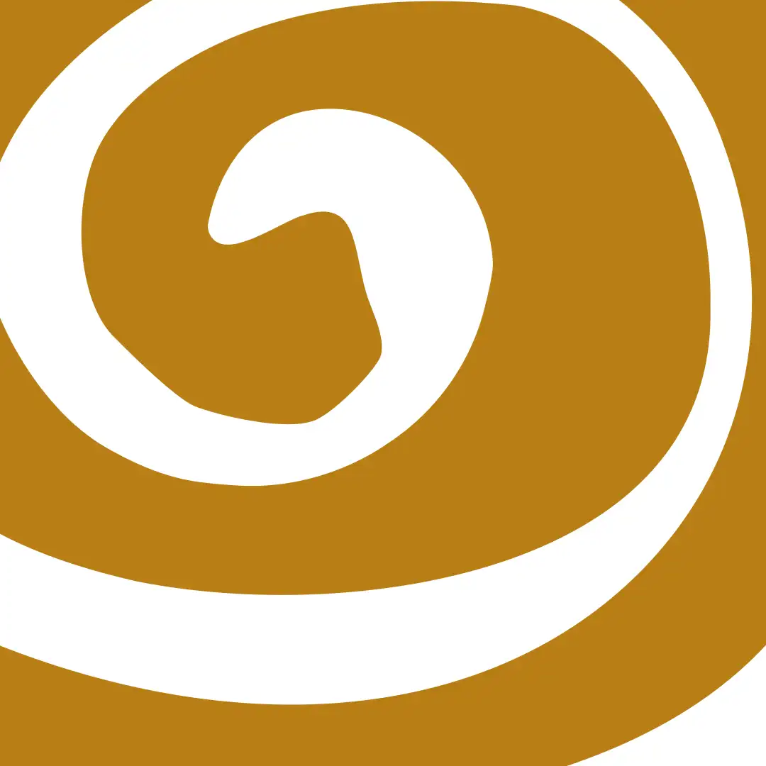Spirale dorée du logo Maison Kaona